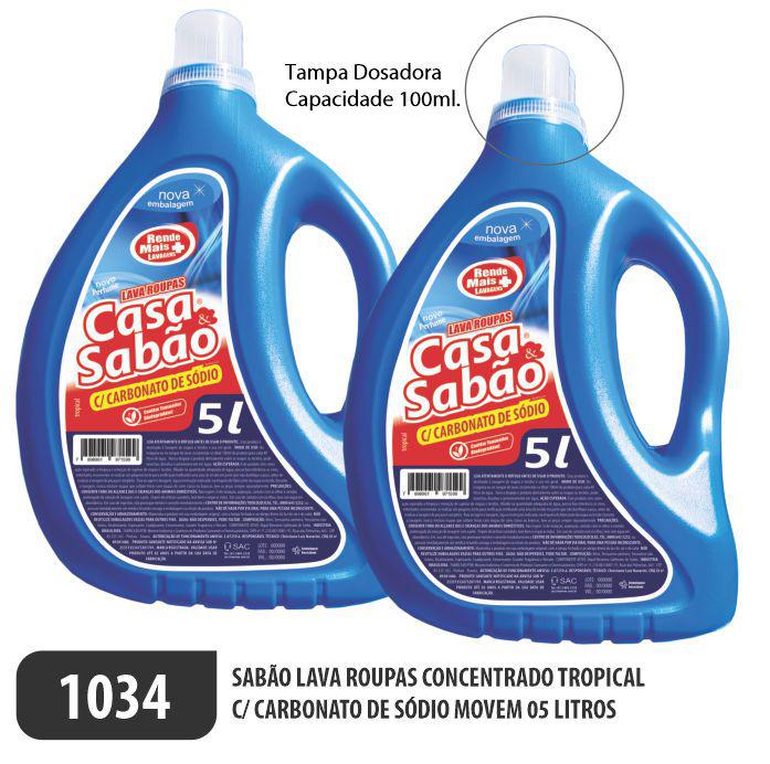 1034 - Sabão Lava Roupas Casa e Sabão - Q2 - P1 - Movem