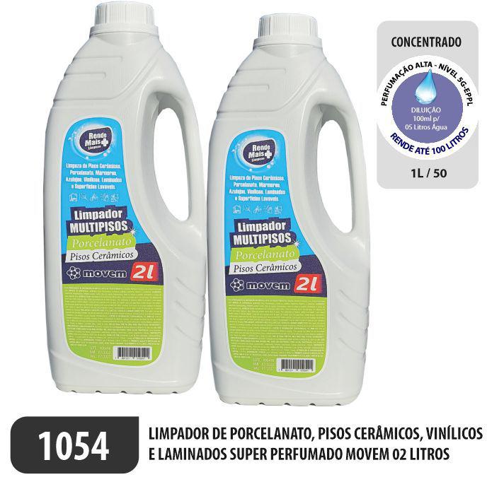 Limpador de Pisos Cerâmicos, Vinílicos e Porcelanato Extra Perfumado - Ref. 1054