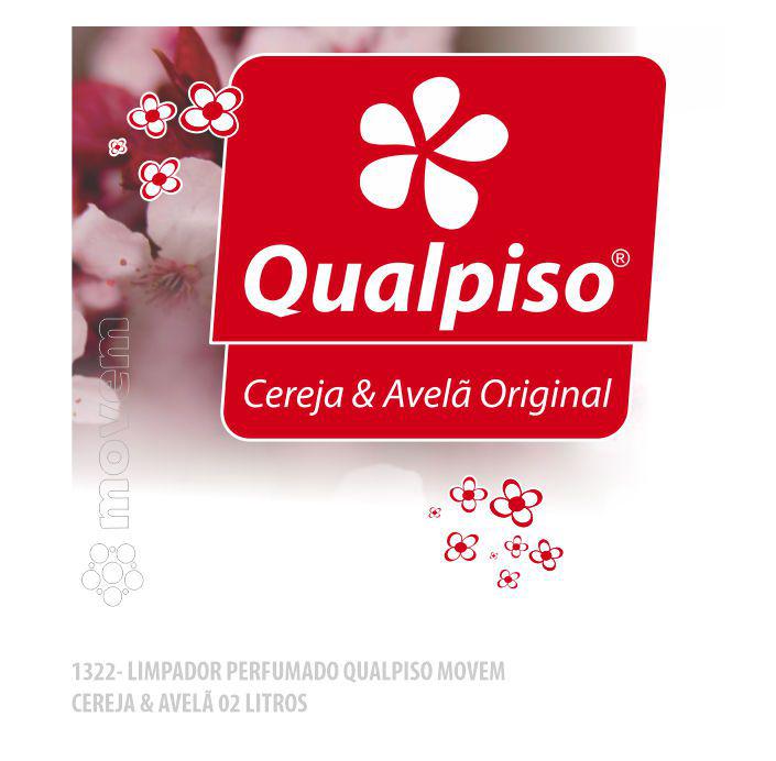 1322-PP-Q1 - Limpador Perfumado Qualpiso Movem - Cereja e Avelã