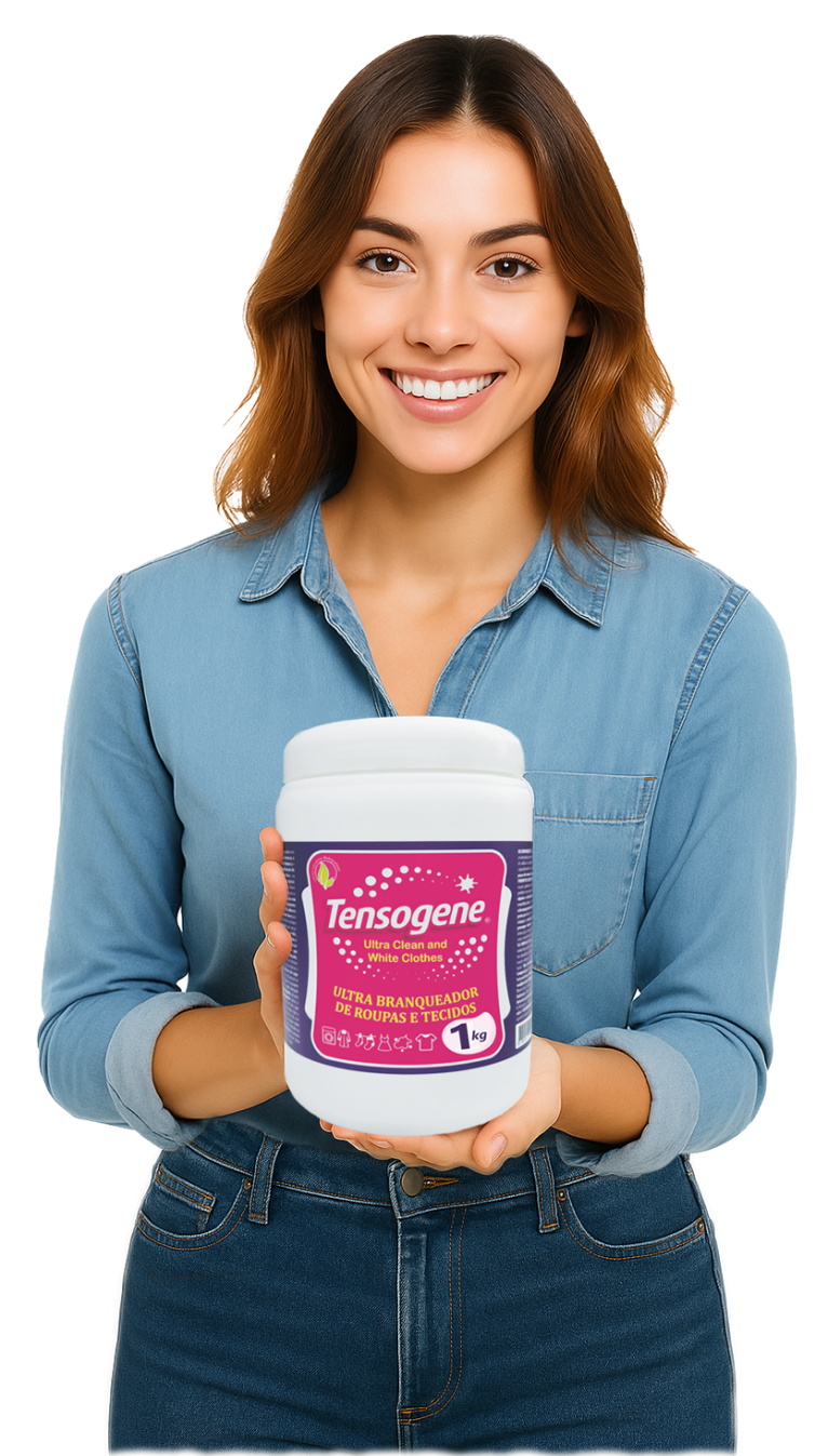 Conheça Tensogene Ultra Branqueador de Roupas e Tecidos